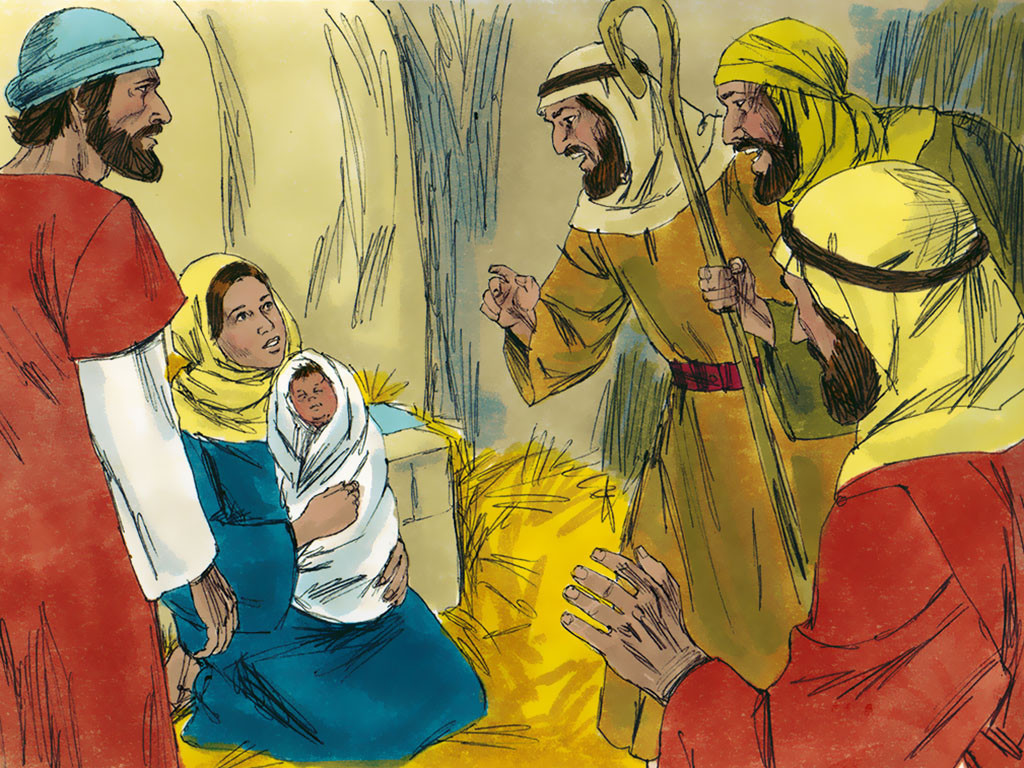 De geboorte van Jezus 
